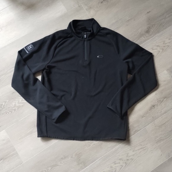 Oakley Black Quarter-Zip Sweatshirt - Picture 1 of 13
